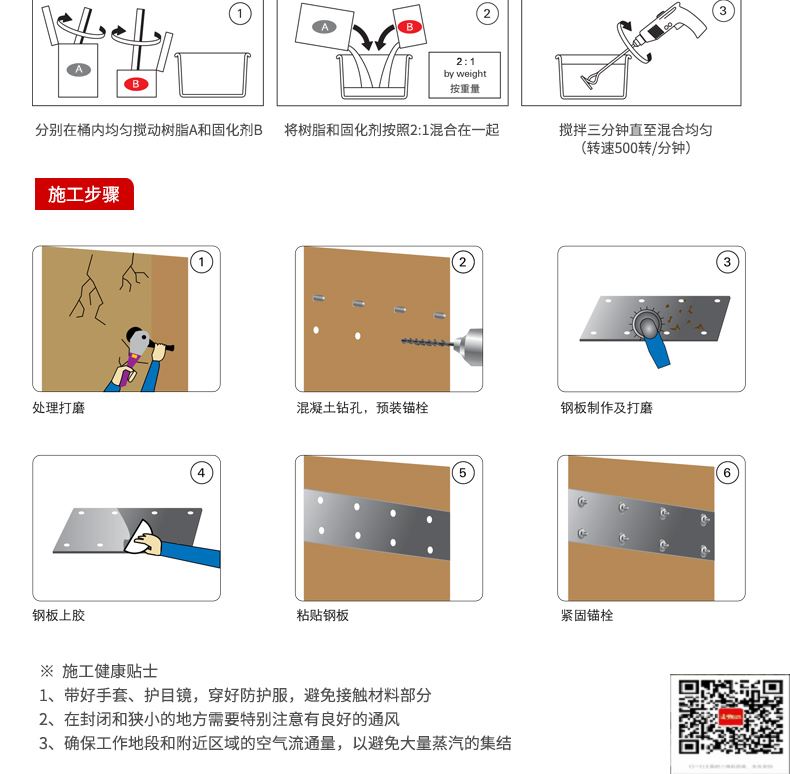 包钢垦利粘钢加固施工过程